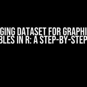 Rearranging Dataset for Graphing Two Y Variables in R: A Step-by-Step Guide